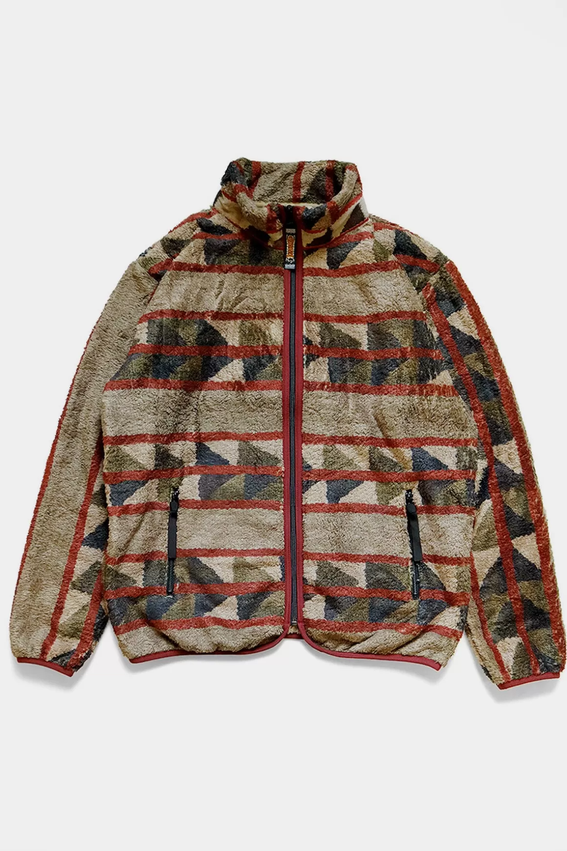 Pueblo Stripe Fleece Zip Blouson>Kapital Cheap