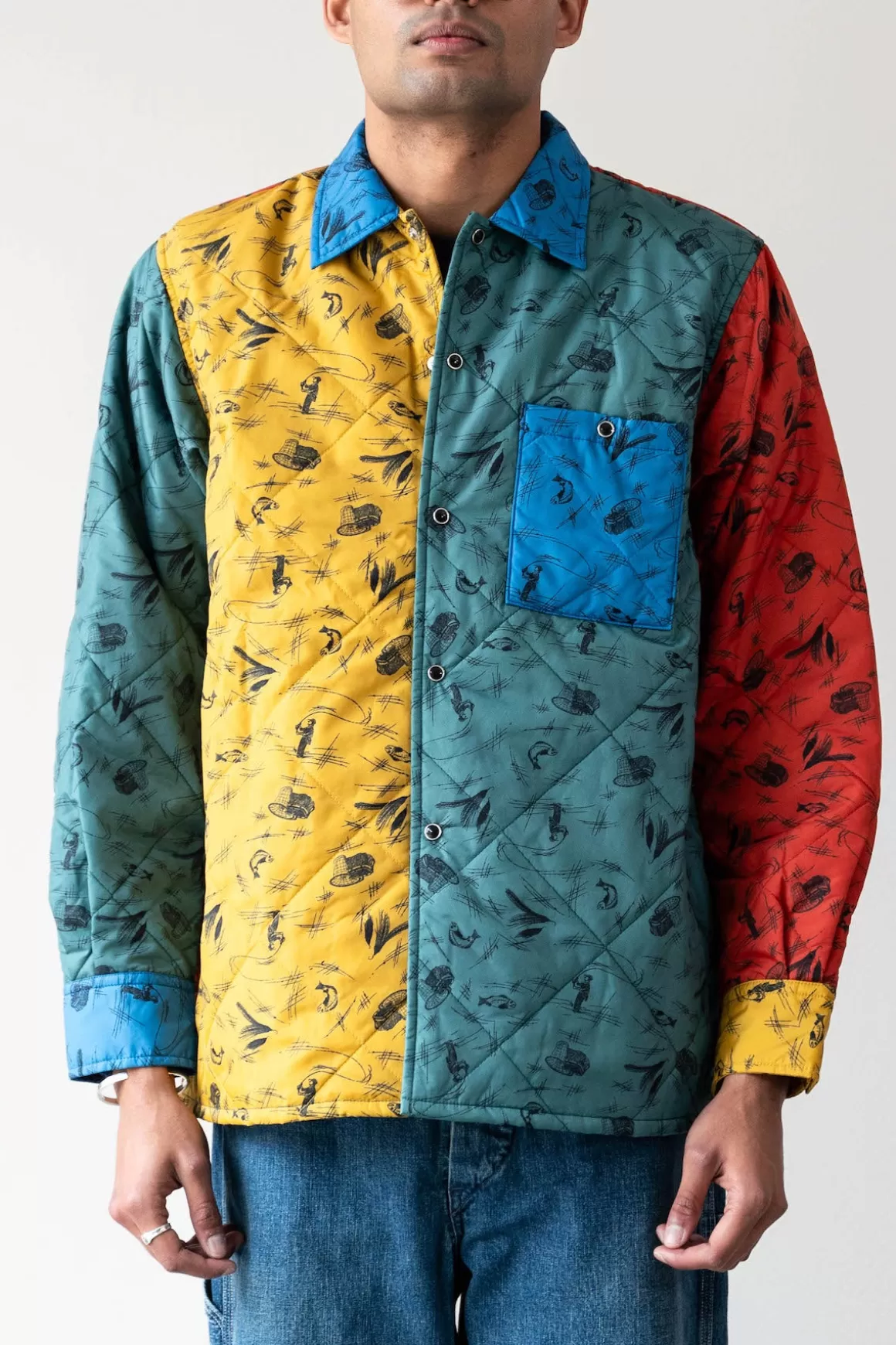 Quilt Shirt Nylon - Panel>Beams Plus Flash Sale