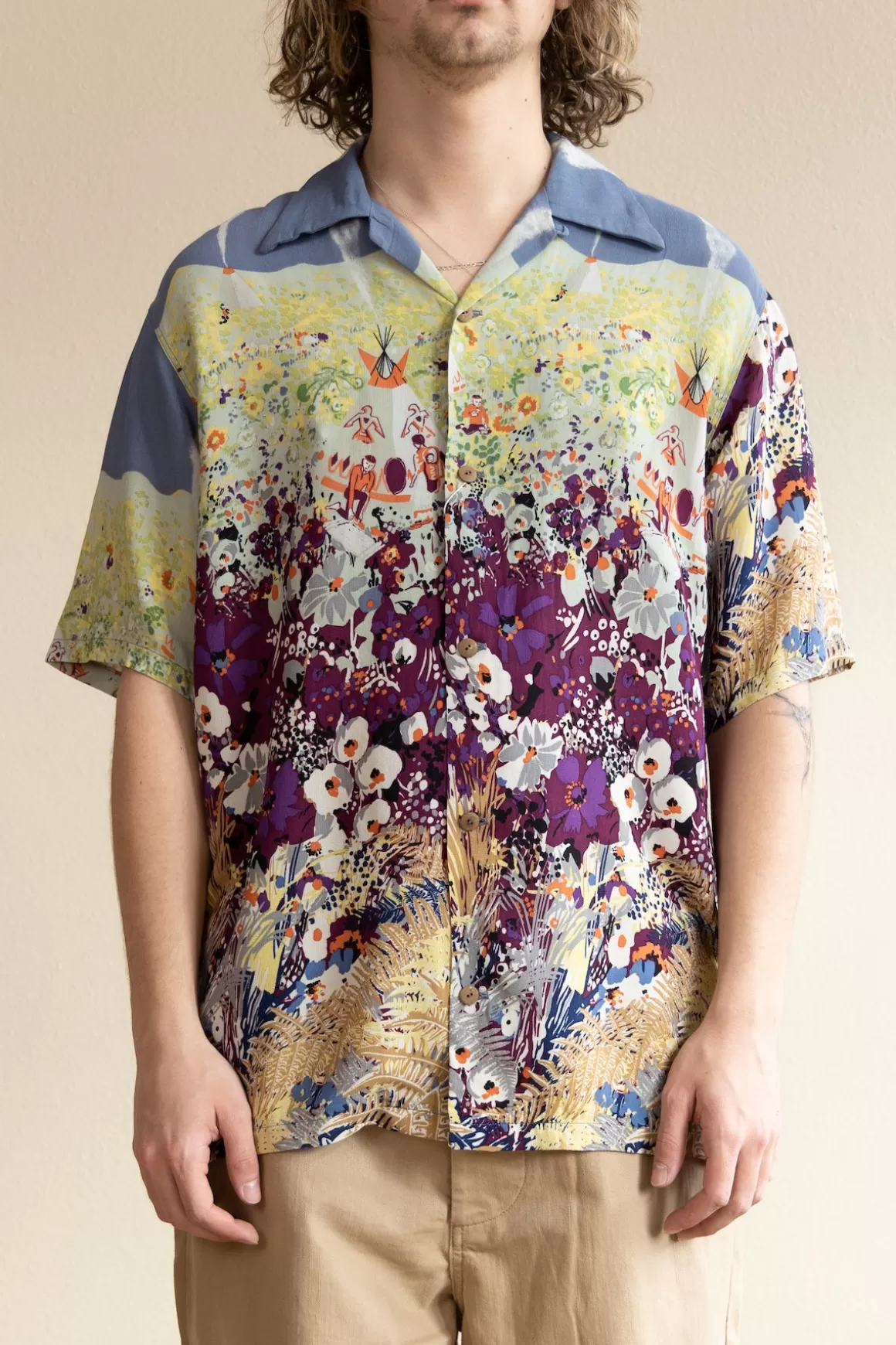 Rayon Navajoland Aloha Shirt - Trico>Kapital Best Sale