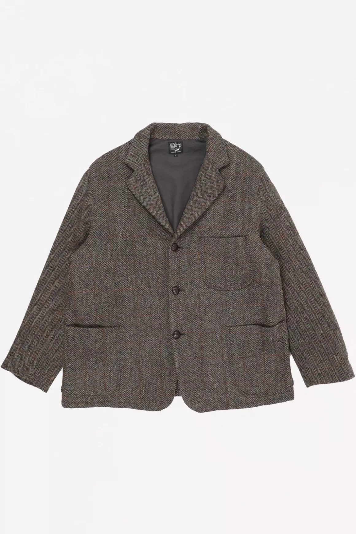 Relaxed Fit Harris Tweed Jacket - Green>orSlow Fashion