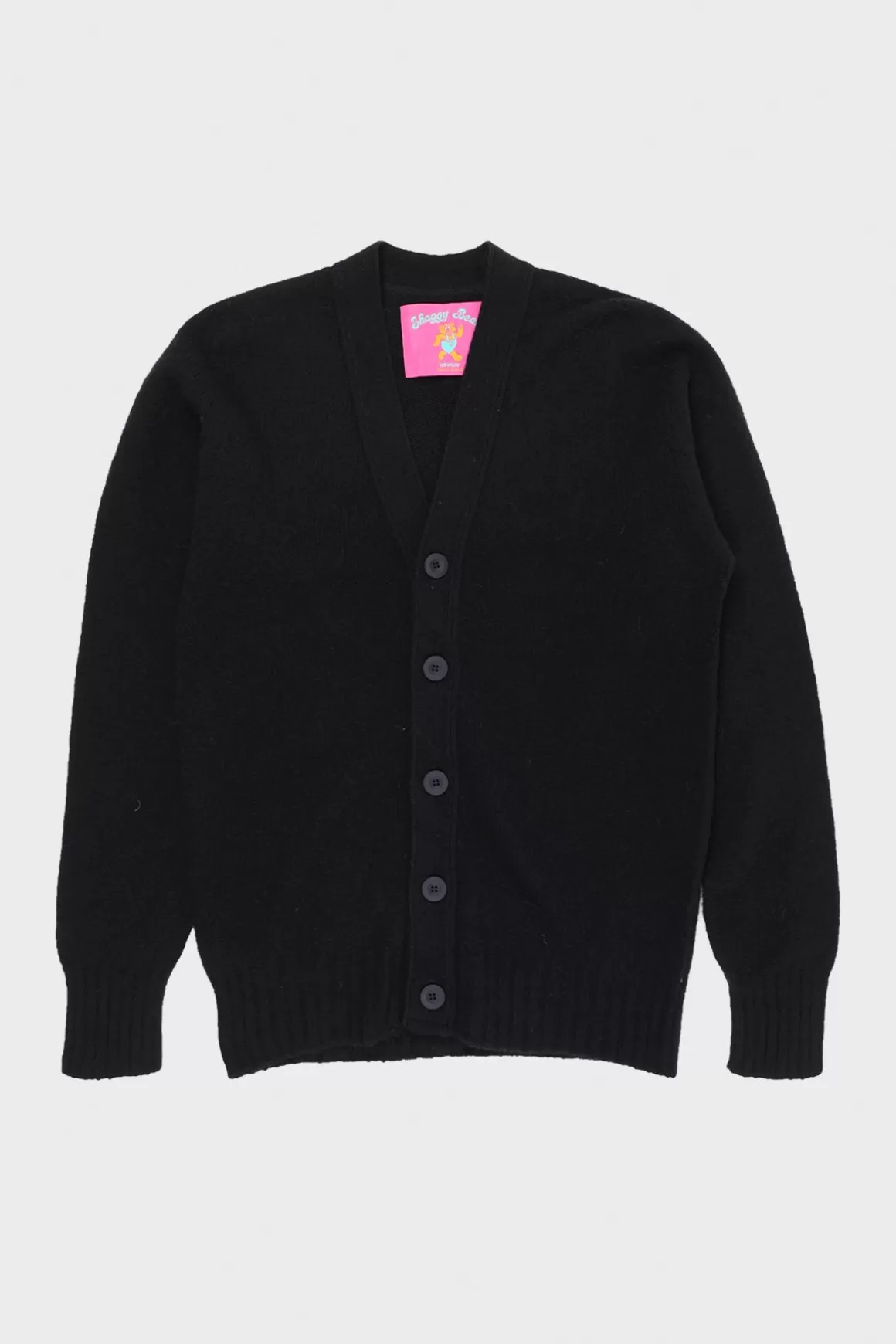 Shaggy Bear Cardigan - Black>Howlin' Best