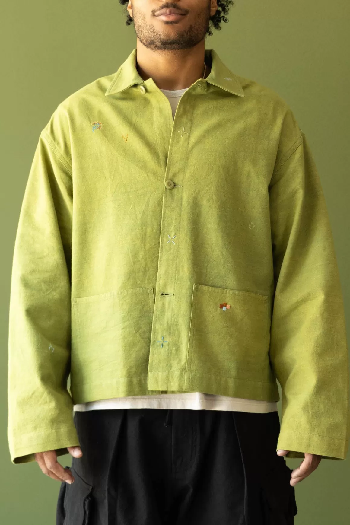 Sot Jacket - Green Sampler>Story Mfg. Outlet