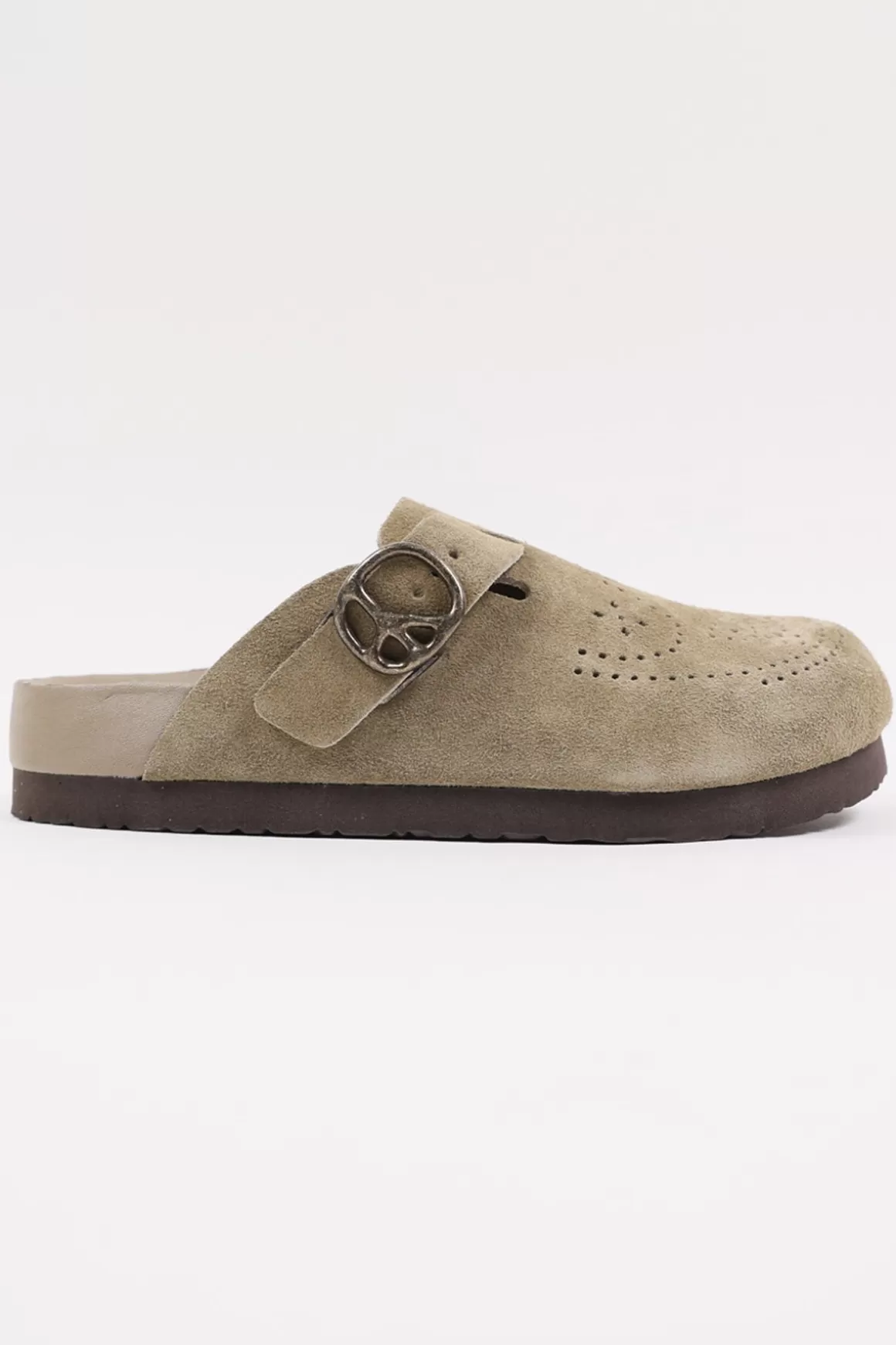 Suede Clog Sandal - Taupe>Needles Discount