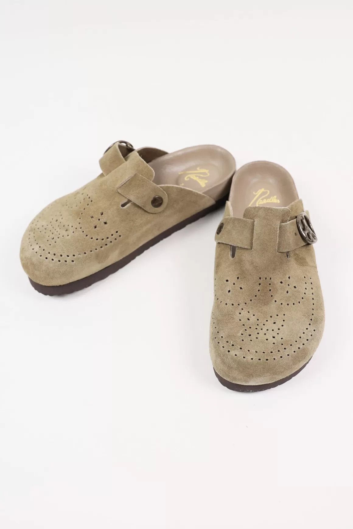 Suede Clog Sandal - Taupe>Needles Discount