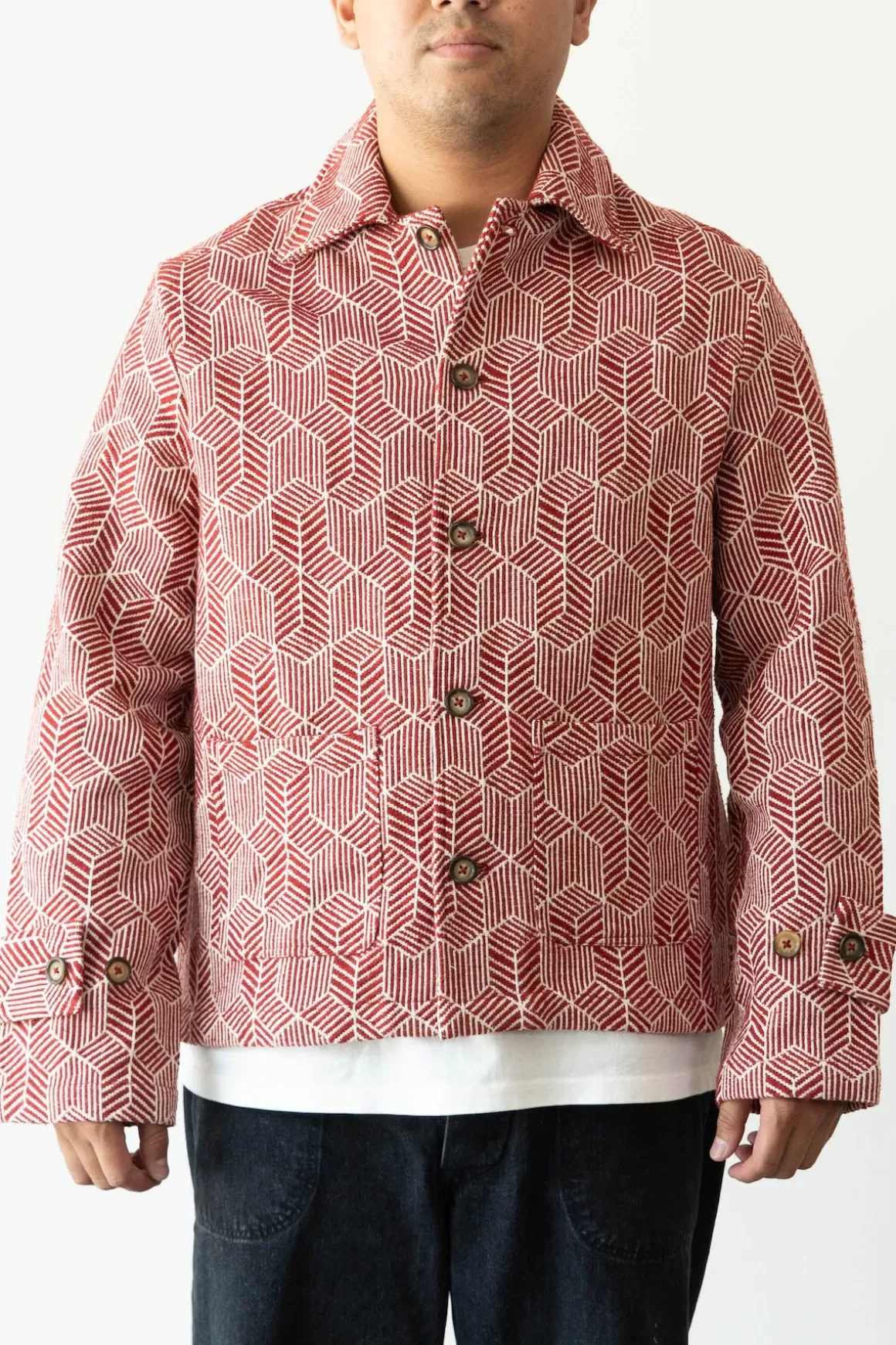 Suzani Embroidered Blouson Jacket - White>Harago Clearance