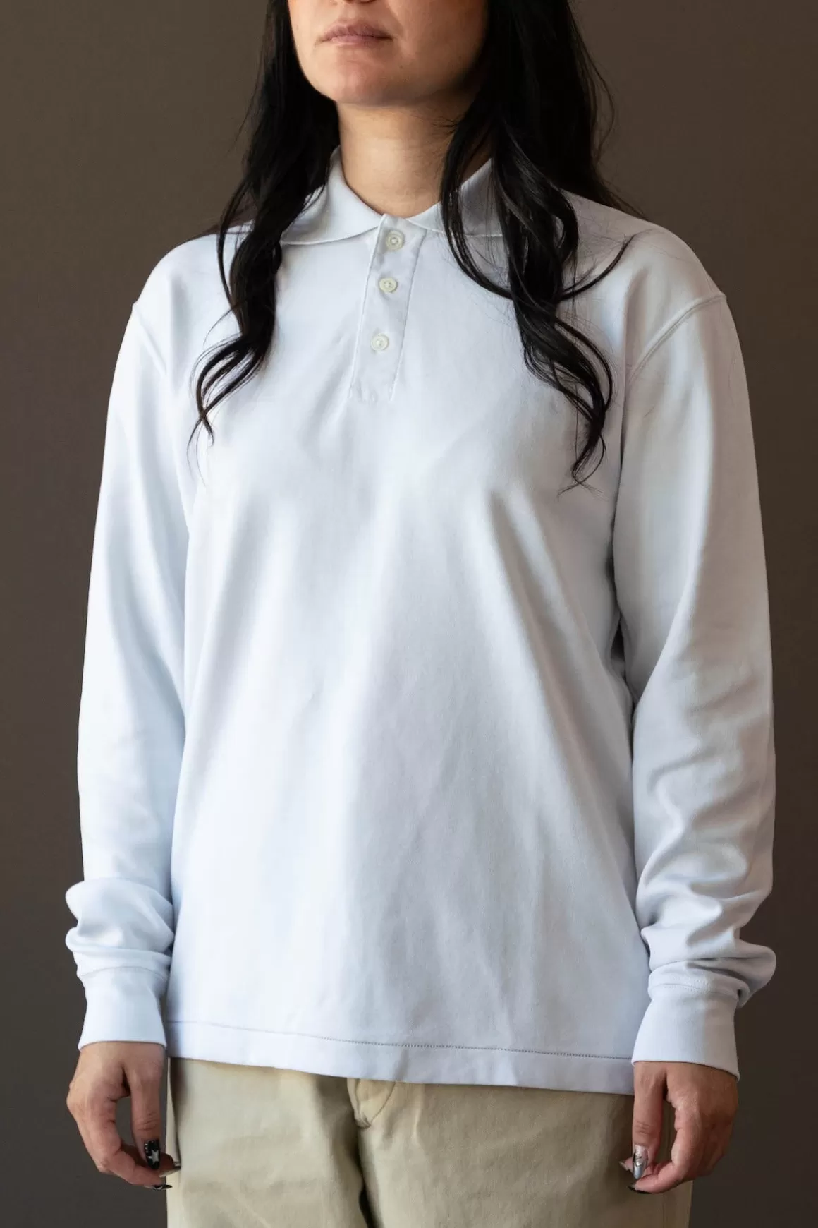 Three Button Polo - Ice>Lady White Co. Cheap