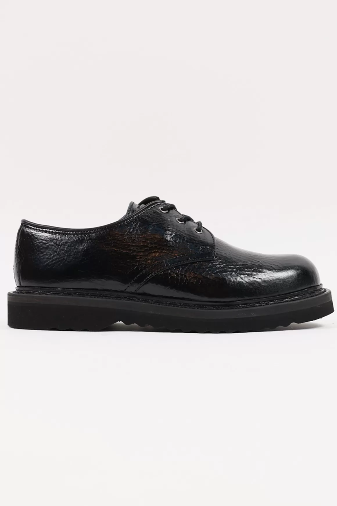 Trampler Shoe - Black Cracked Patent Leather>Our Legacy Fashion