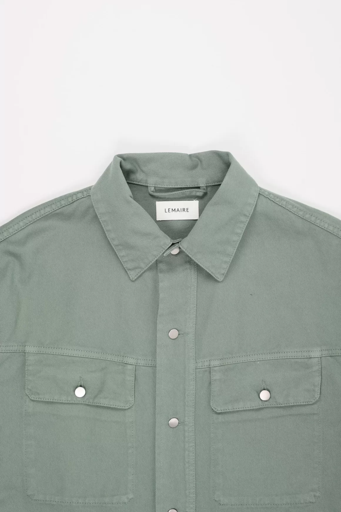 Trucker Overshirt - Hedge Green>Lemaire Discount