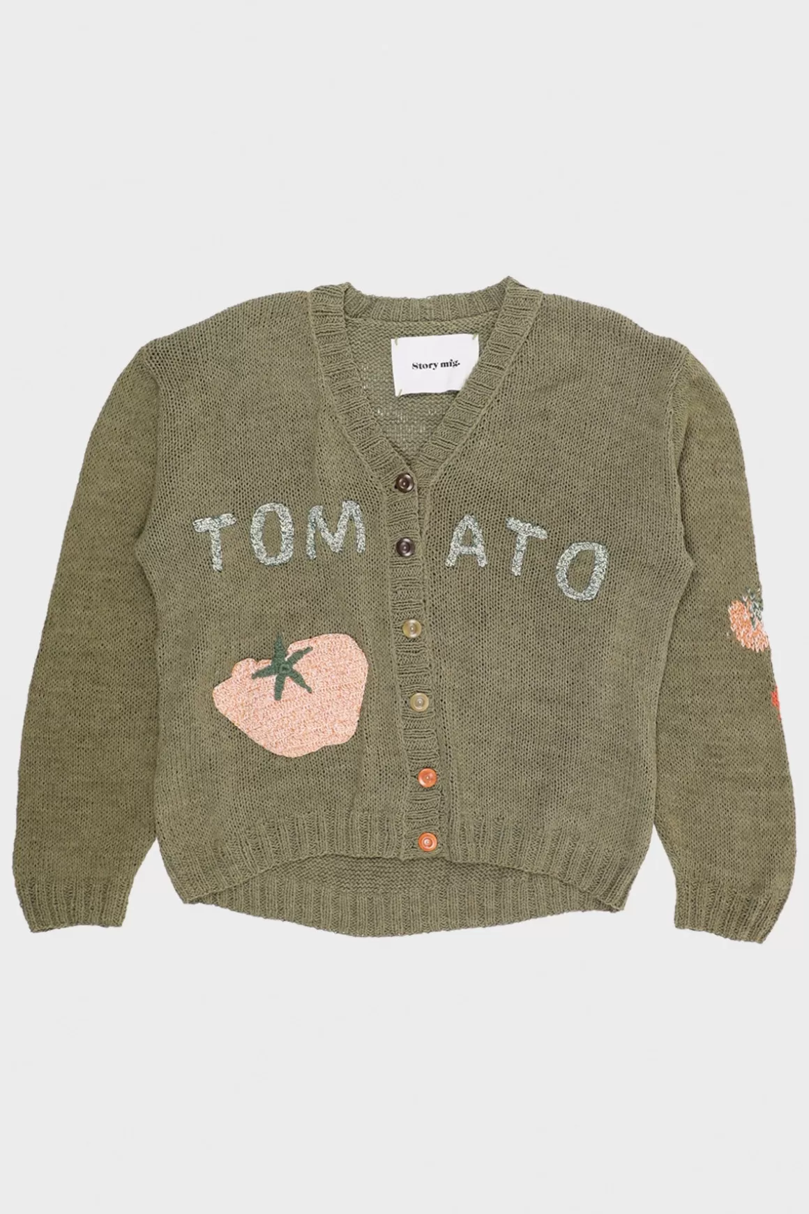 Twinsun Cardigan - Olive Toms>Story Mfg. Best