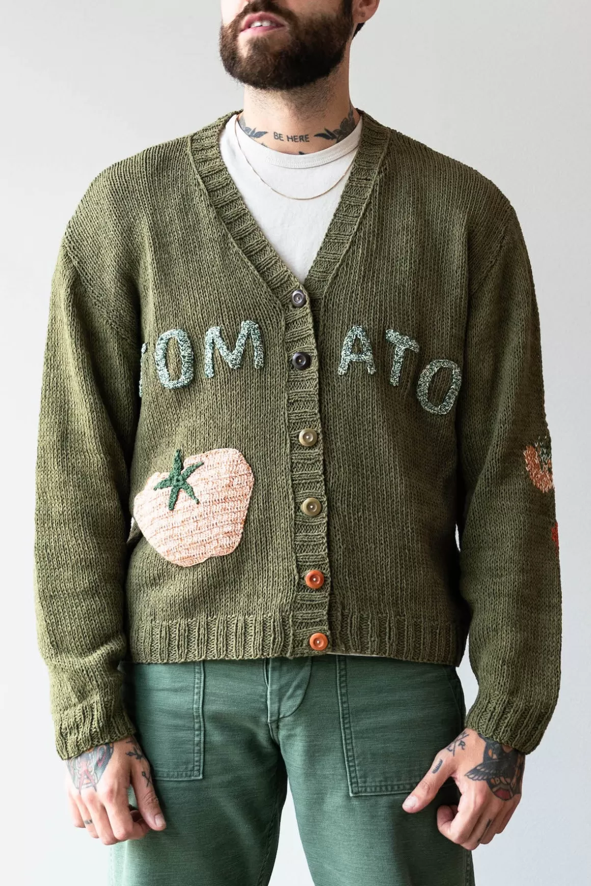 Twinsun Cardigan - Olive Toms>Story Mfg. Best