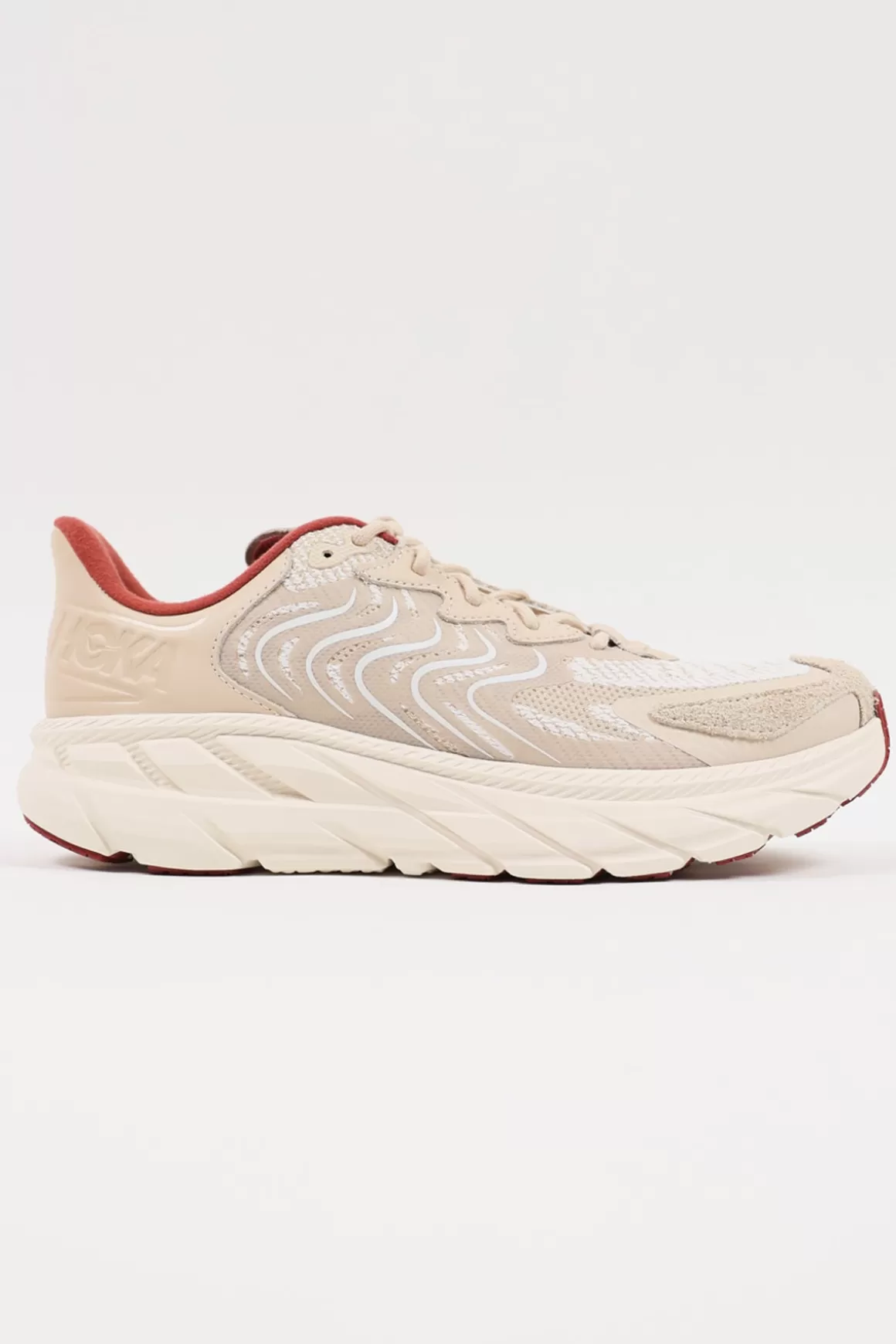 U Clifton Ls - Shifting Sand/Rust>HOKA New