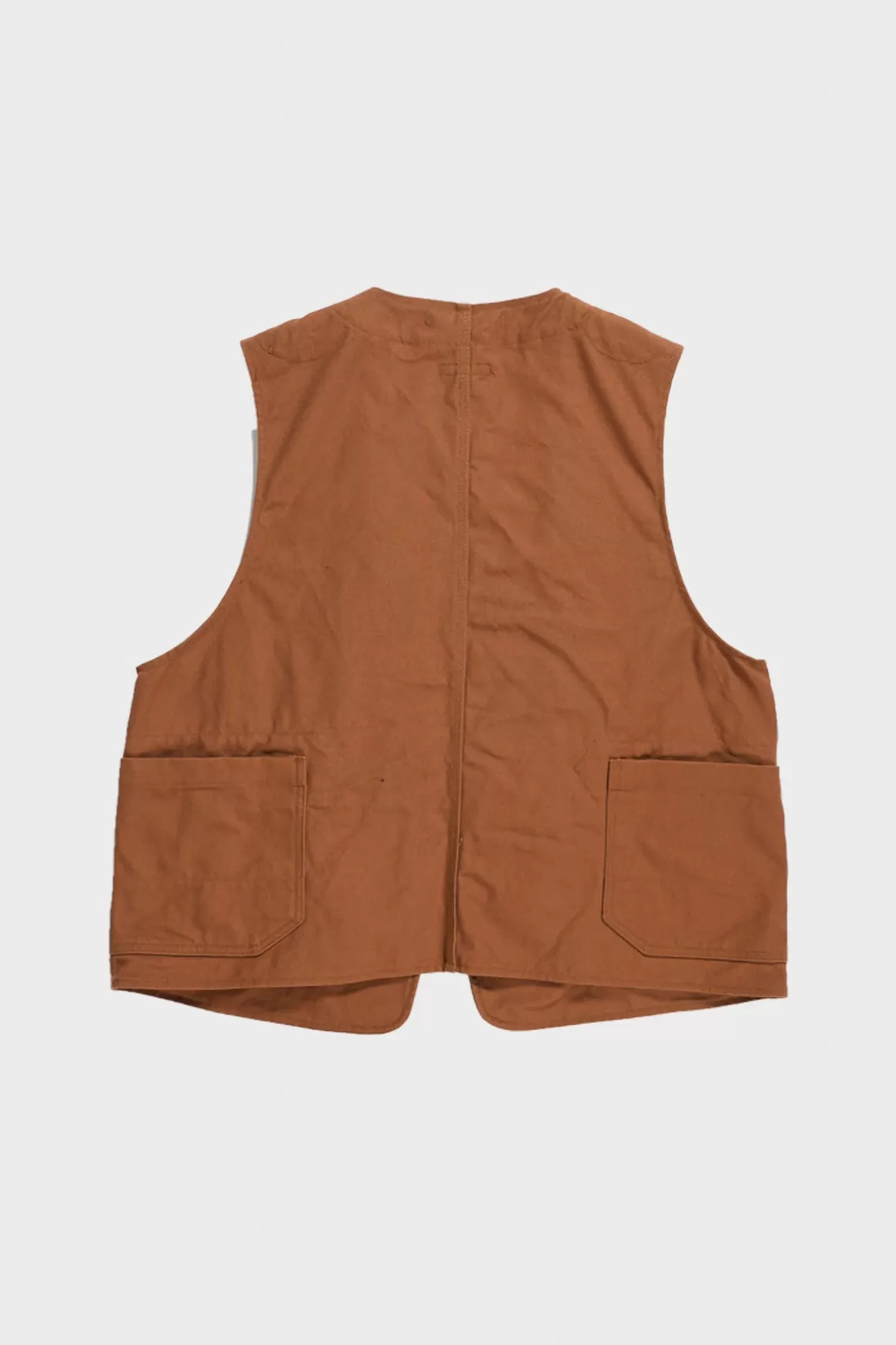 Upland Vest - Brown 12Oz Duck Canvas>Engineered Garments Discount