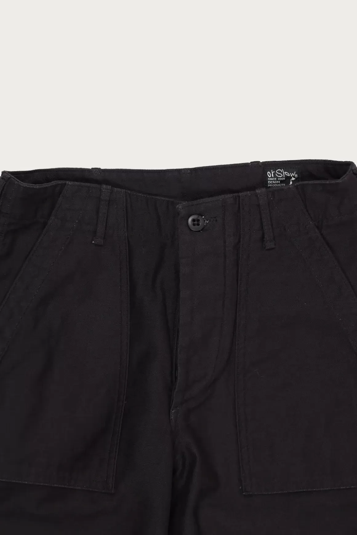 Us Army Fatigue Pants (Regular Fit) - Black>orSlow Cheap