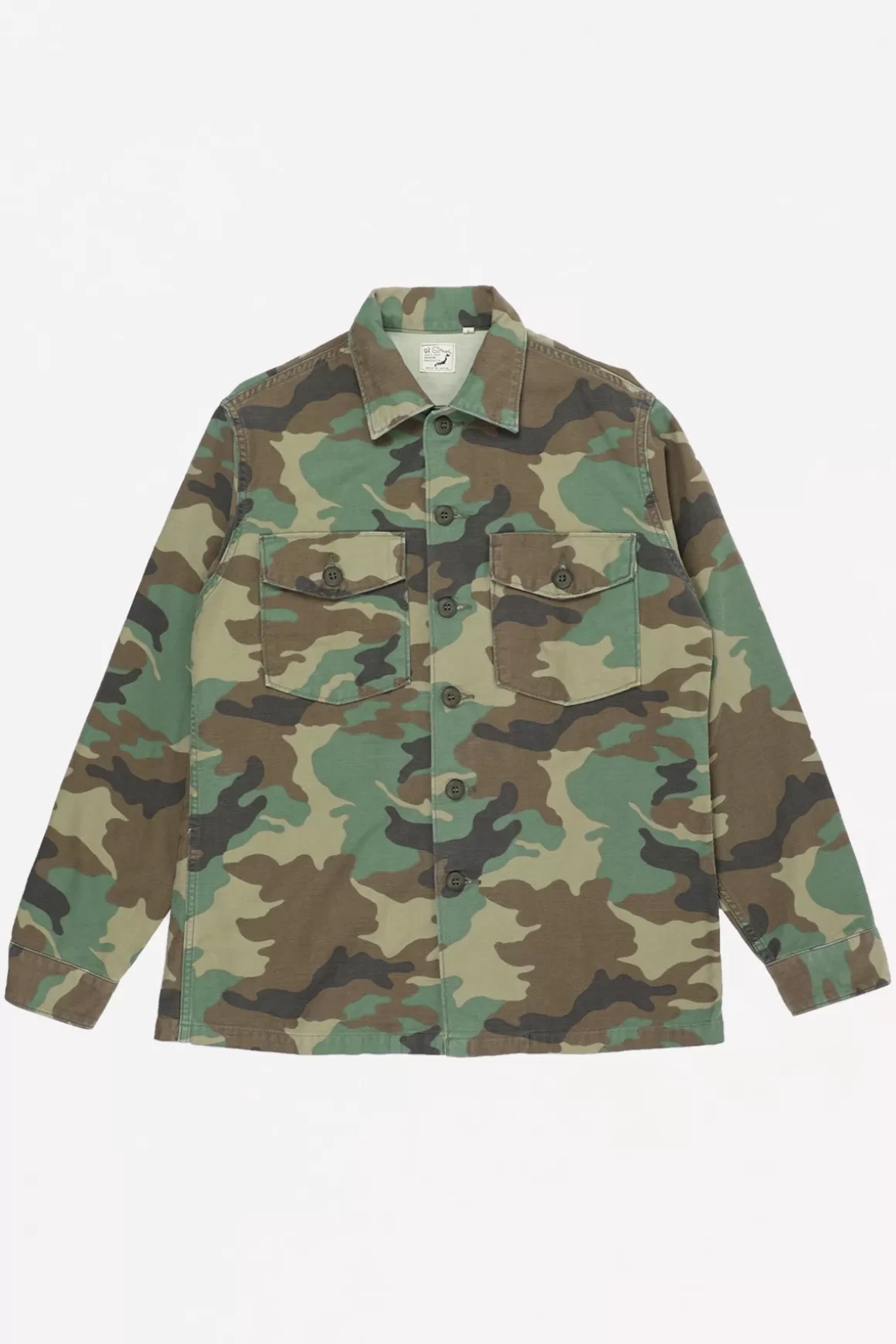 Us Army Fatigue Shirt - Woodland Camo>orSlow Outlet