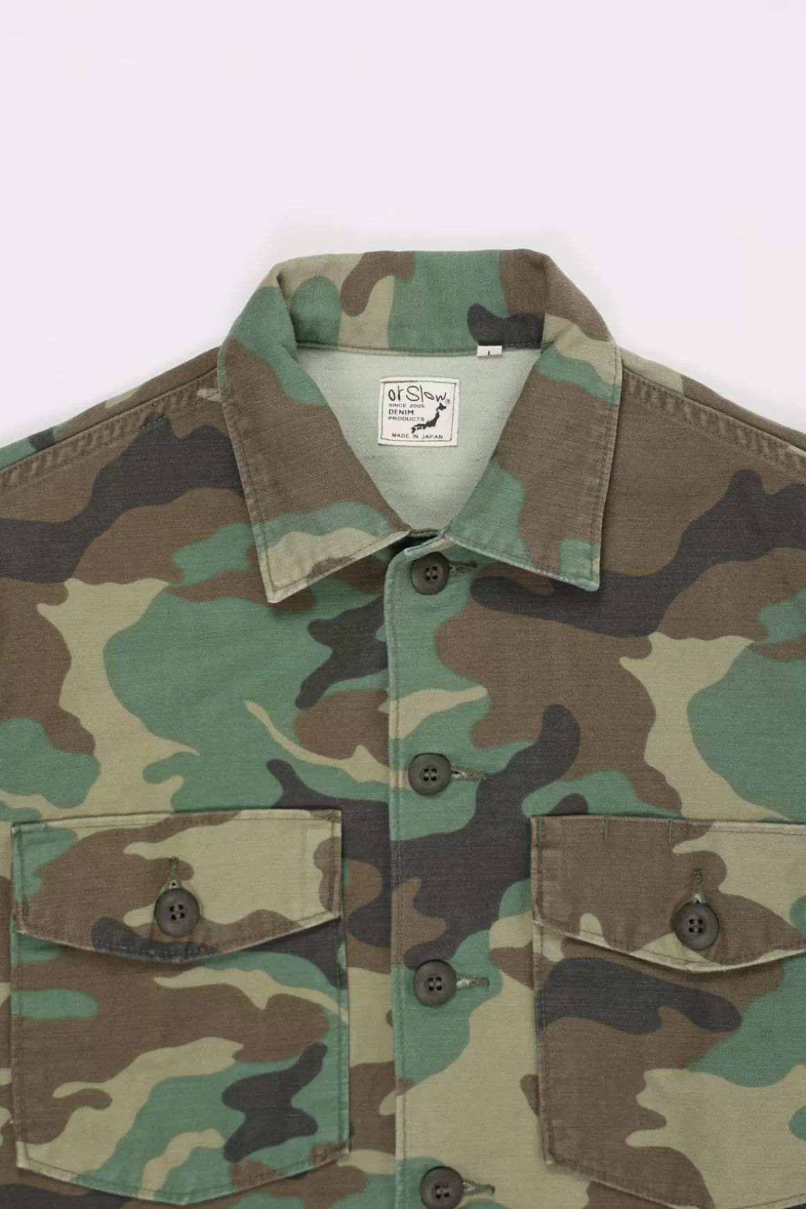 Us Army Fatigue Shirt - Woodland Camo>orSlow Outlet