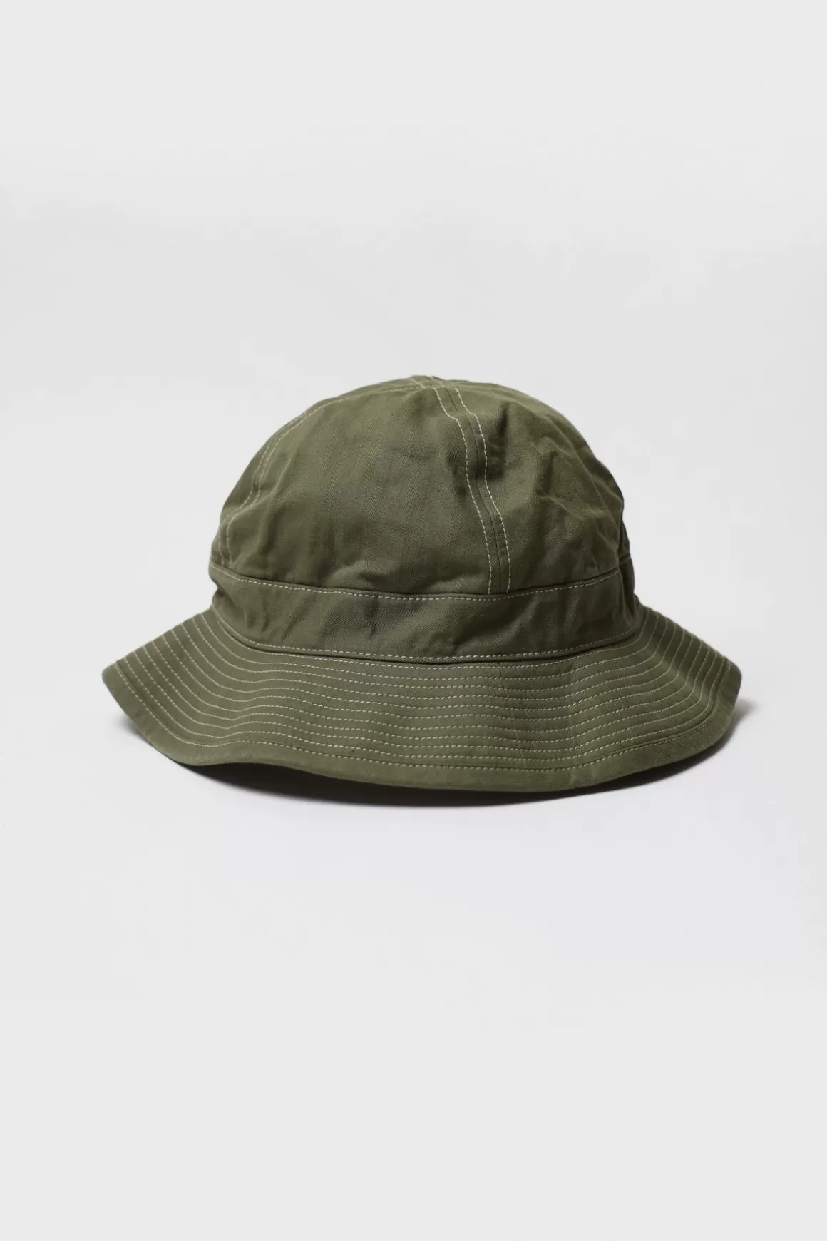 Us Navy Hat - Herringbone Green>orSlow Best