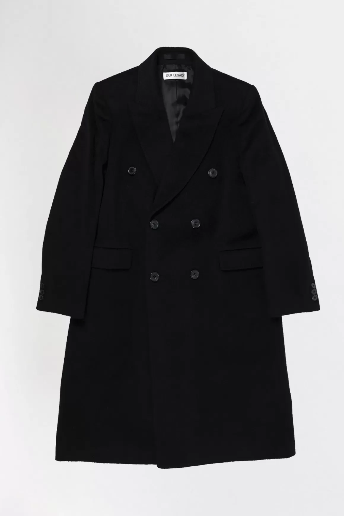 Whale Coat - Black Hairy Wool>Our Legacy New