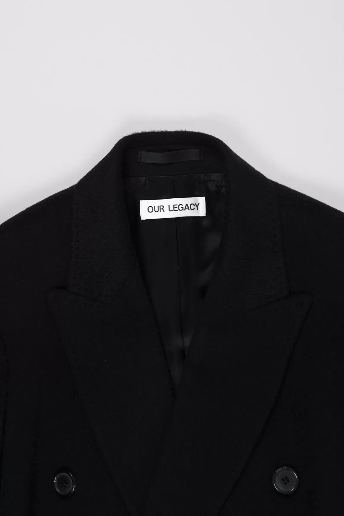 Whale Coat - Black Hairy Wool>Our Legacy New