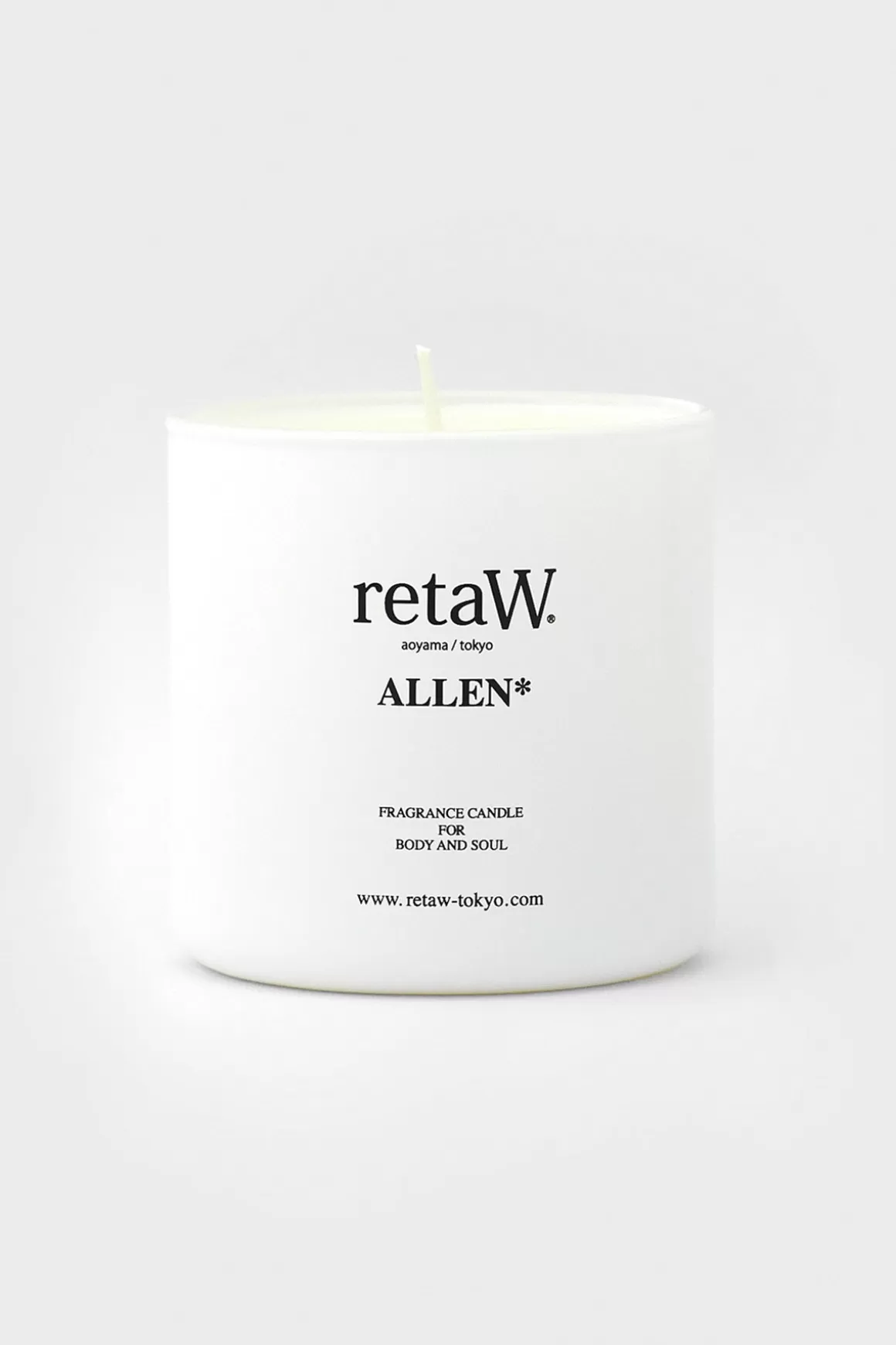 White Fragrance Candle - Allen>retaW Hot