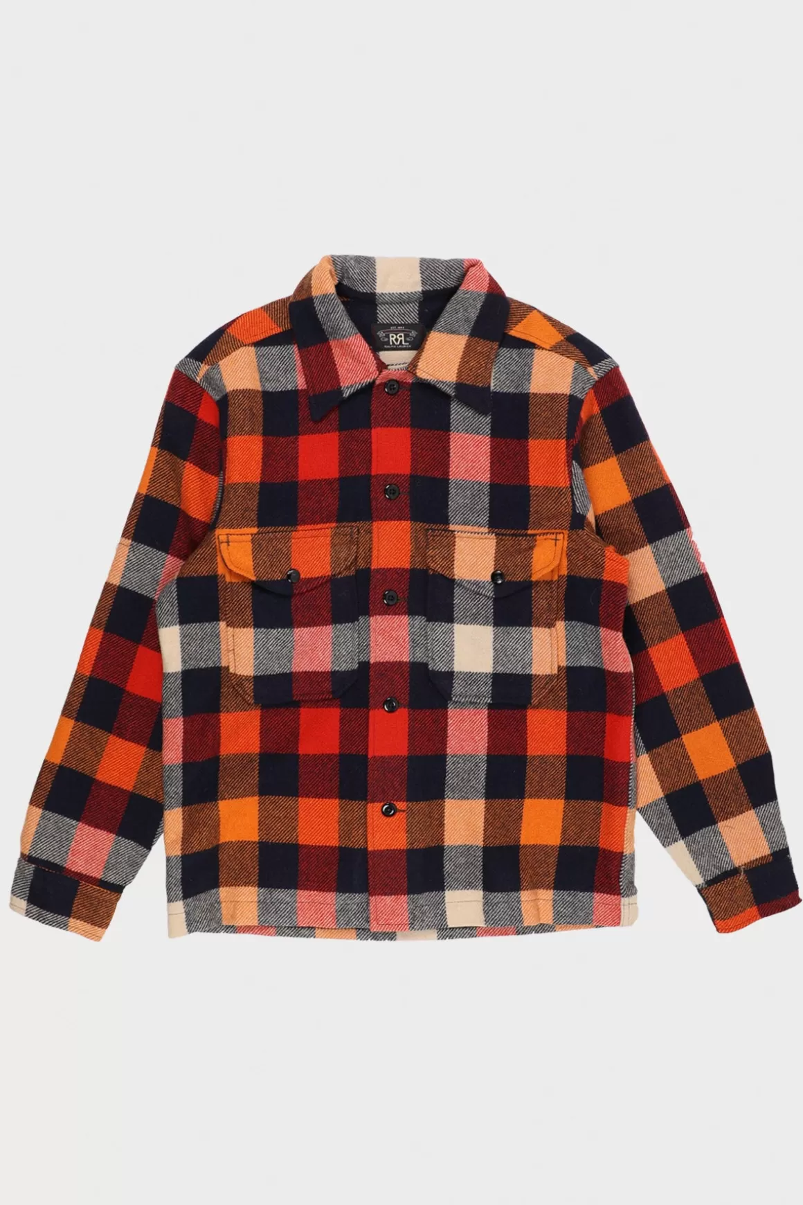 Wool Blend Flannel - Orange>RRL Flash Sale