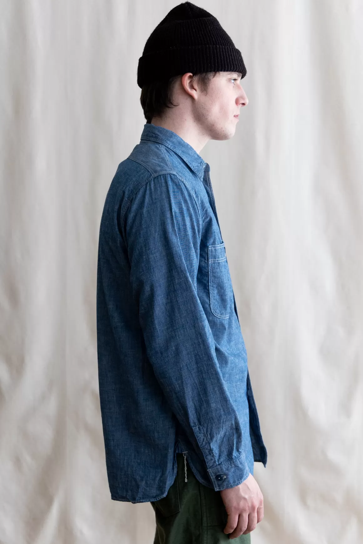 Work Shirt - Chambray>orSlow Sale