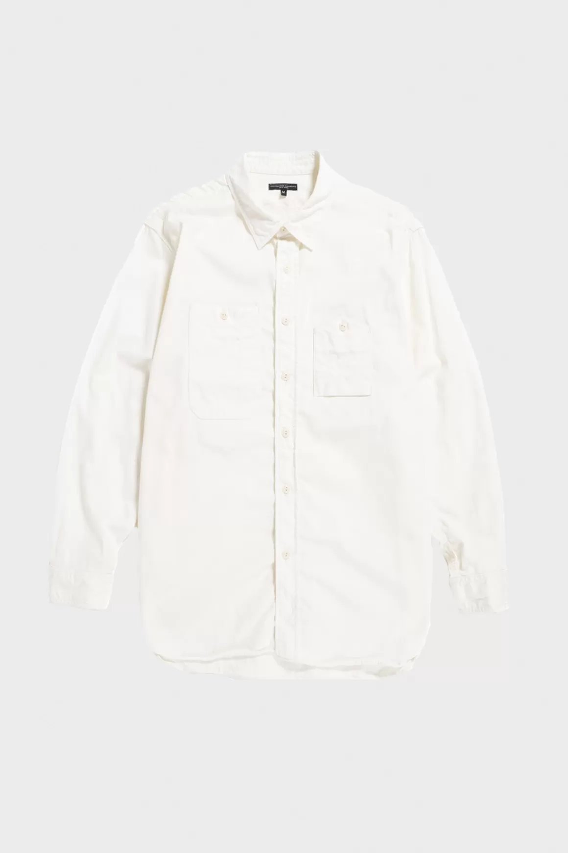 Work Shirt - Ivory Cotton Micro Sanded Twill>Engineered Garments Hot