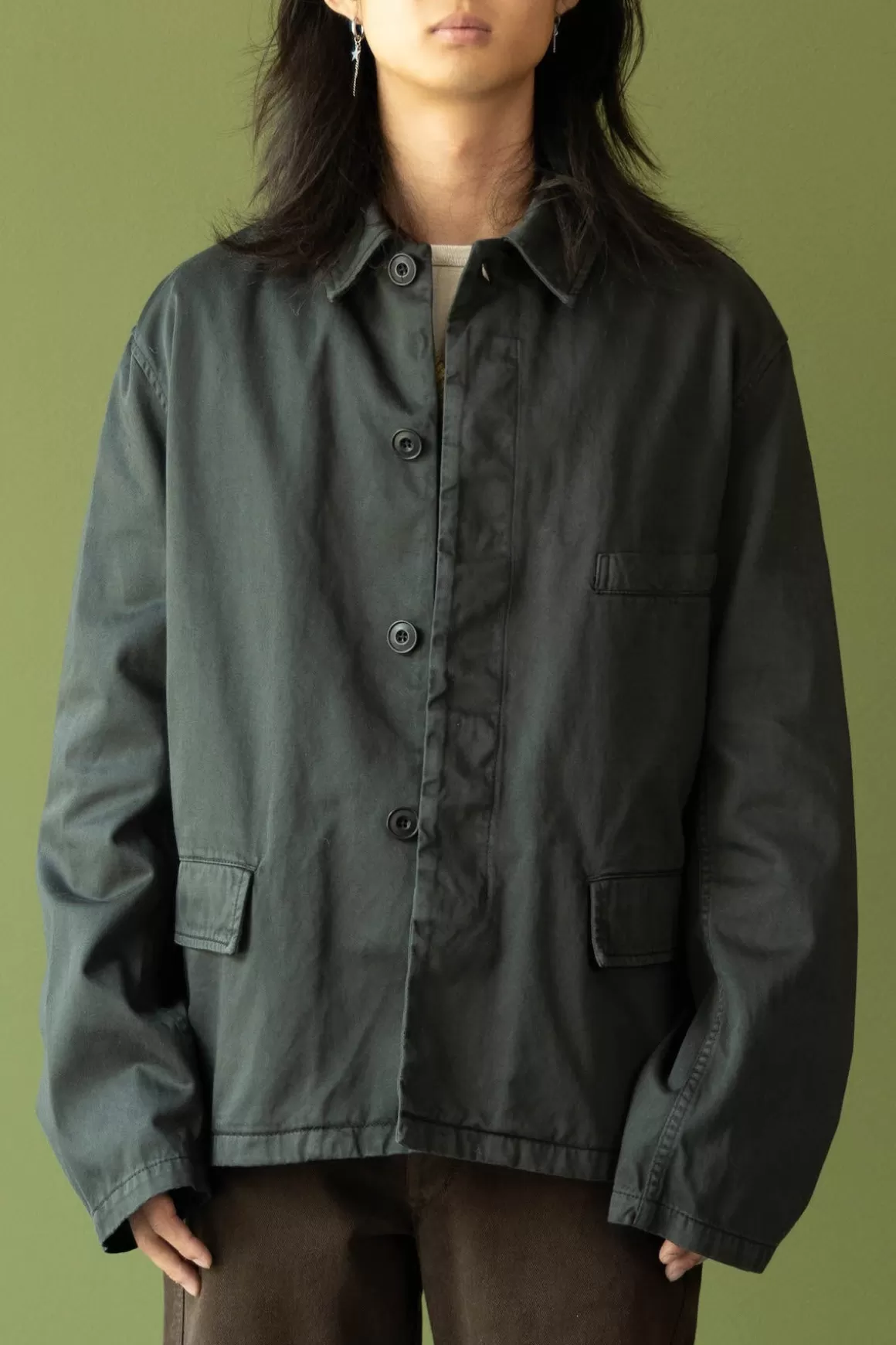 Workwear Jacket - Midnight Green>Lemaire Flash Sale