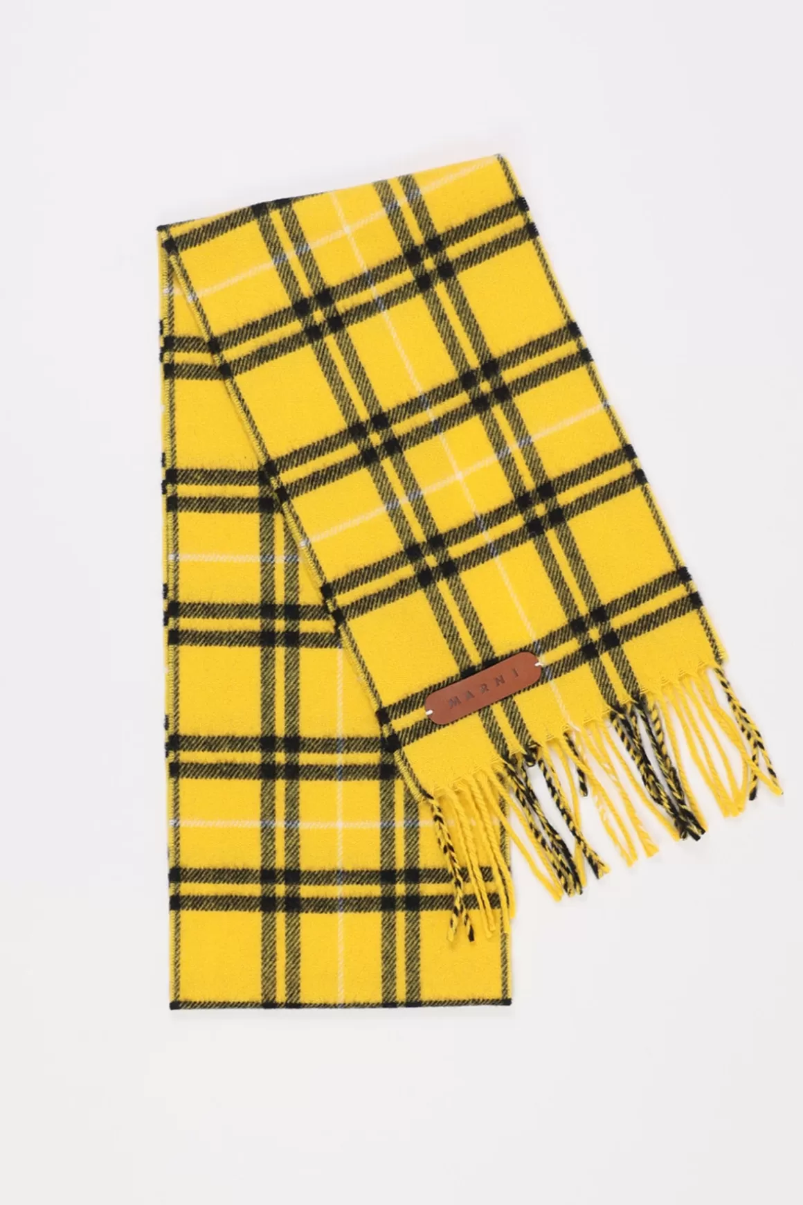 Yellow Check Scarf>Marni Cheap